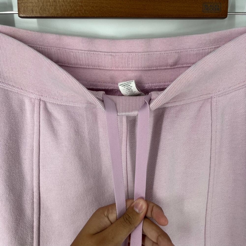 Alo High Waist Offline Straight Leg Sweatpants Pink Medium - Picture 6 of 11